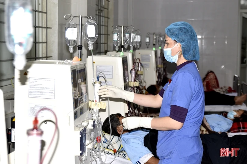 Ca chạy thận cuối cùng của năm tại Bệnh viện Đa khoa tỉnh Hà Tĩnh