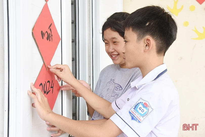 Tết đầm ấm ở Làng Trẻ em mồ côi Hà Tĩnh