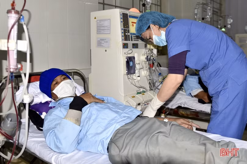 Ca chạy thận cuối cùng của năm tại Bệnh viện Đa khoa tỉnh Hà Tĩnh