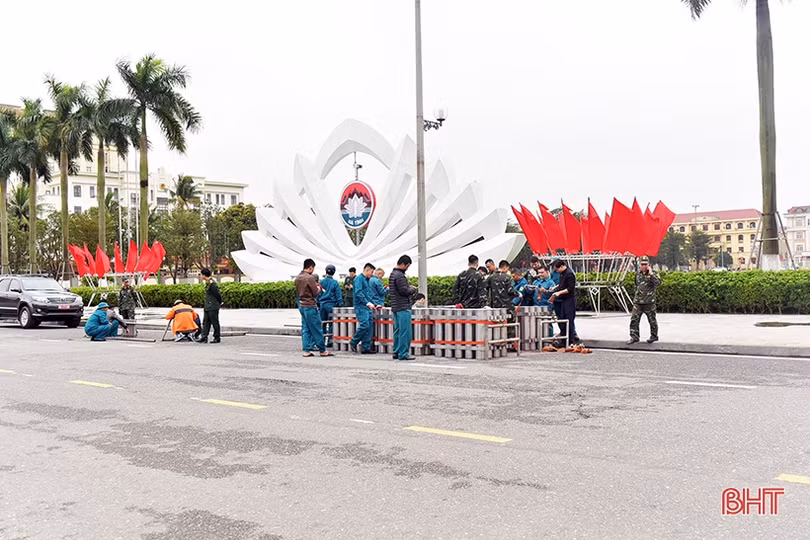3.500 quả pháo hoa lên nòng sẵn sàng cho đêm giao thừa ở TP Hà Tĩnh
