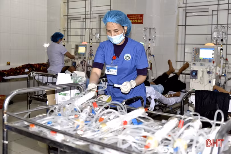 Ca chạy thận cuối cùng của năm tại Bệnh viện Đa khoa tỉnh Hà Tĩnh