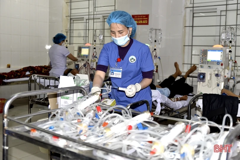 Ca chạy thận cuối cùng của năm tại Bệnh viện Đa khoa tỉnh Hà Tĩnh