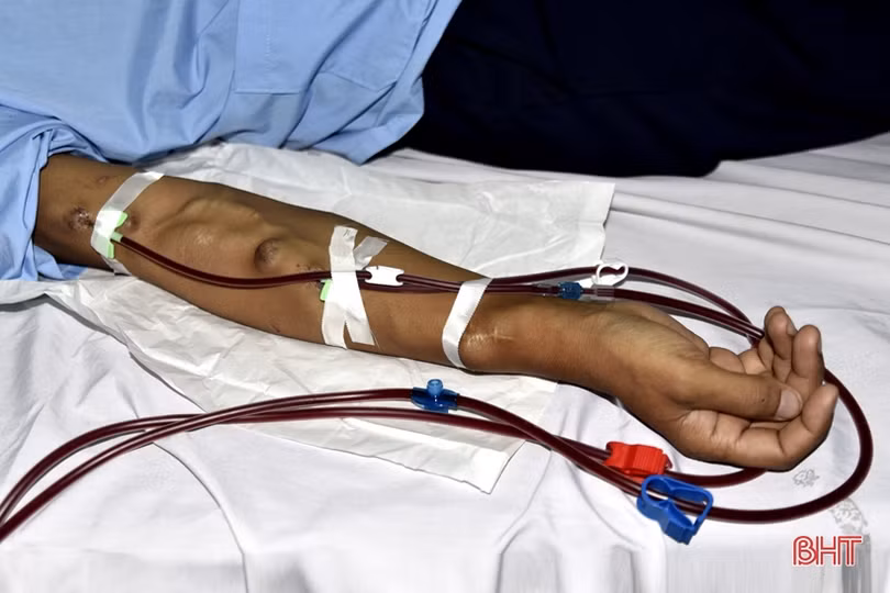 Ca chạy thận cuối cùng của năm tại Bệnh viện Đa khoa tỉnh Hà Tĩnh