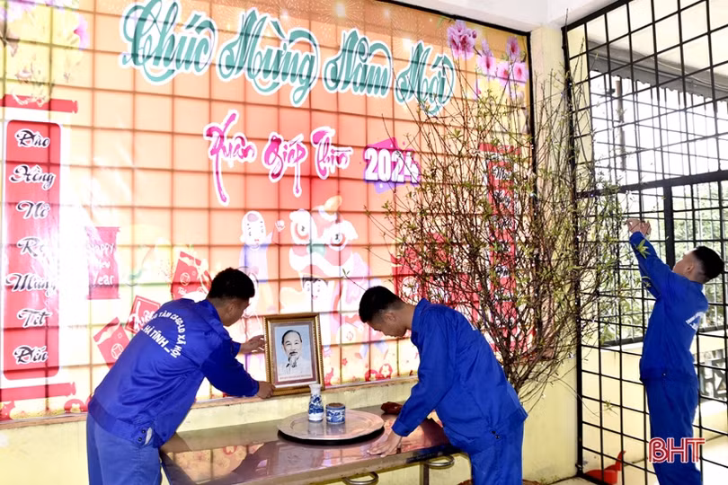 Tết ấm ở Trung tâm Chữa bệnh - Giáo dục - Lao động xã hội Hà Tĩnh