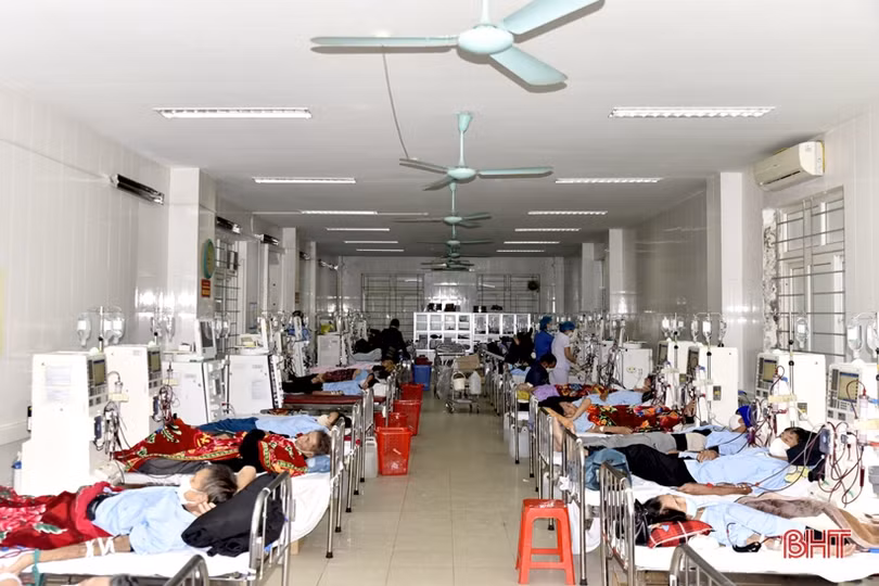Ca chạy thận cuối cùng của năm tại Bệnh viện Đa khoa tỉnh Hà Tĩnh