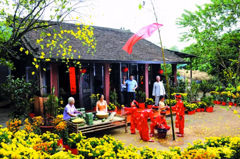 Tết về nhớ tập tục xưa...