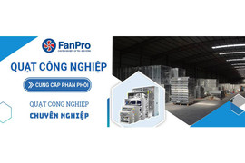 Quạt thông gió vuông nhà xưởng FanPro - giải pháp làm mát công nghiệp hiệu quả