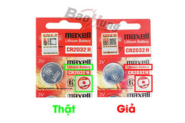 Phân biệt pin thật - giả: Cẩn trọng khi mua pin Maxell CR2032