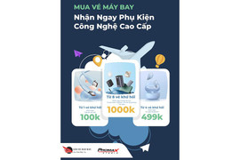 Đặt vé máy bay – tặng ngay phụ kiện công nghệ cao cấp Promax