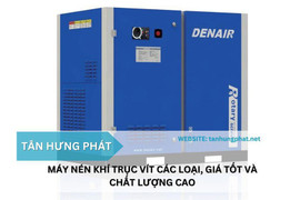 Máy nén khí trục vít tại Tân Hưng Phát có gì khác biệt?