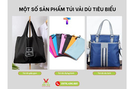 Xưởng in túi vải dù theo yêu cầu – logo rõ, màu chuẩn, giao nhanh