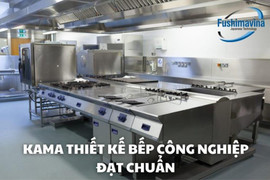 Thiết kế bếp ăn công nghiệp hiện đại cùng Fushimavina