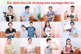 Kinh nghiệm mua máy massage cầm tay phù hợp – Nikio thương hiệu máy massage từ đầu đến chân