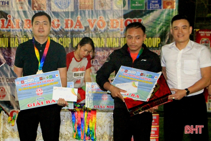 FC Đức Mạnh vô địch Cúp nha khoa Mai Hùng Group