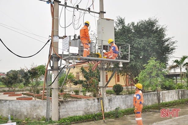 Điện lực Nghi Xuân xóa bỏ cấp điện áp 10 kV
