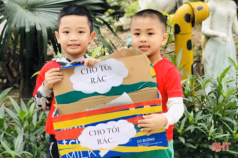 Giáo dục trẻ em Hà Tĩnh tình yêu thiên nhiên, bảo vệ môi trường