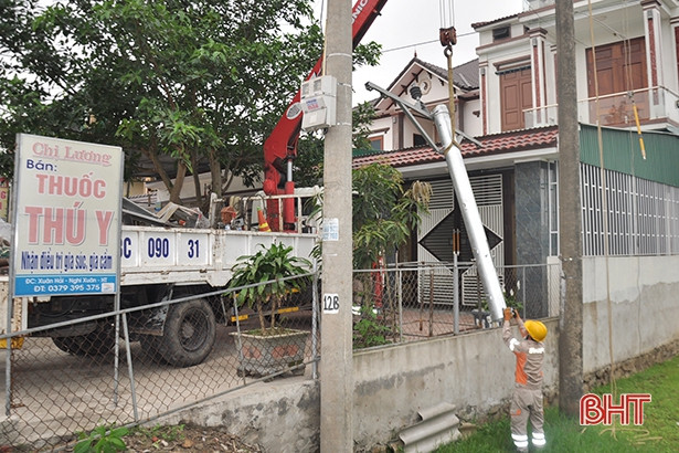 Điện lực Nghi Xuân xóa bỏ cấp điện áp 10 kV