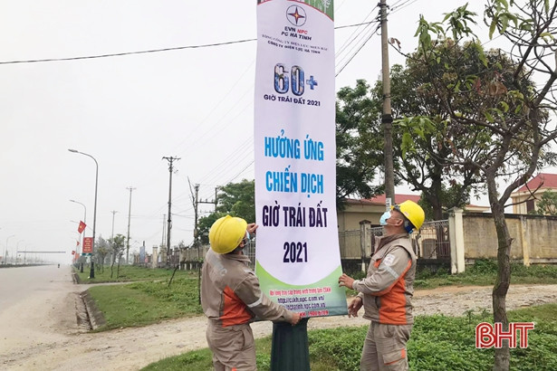 Giờ Trái đất năm 2021: Hà Tĩnh tiết kiệm 28.800 kWh điện 
