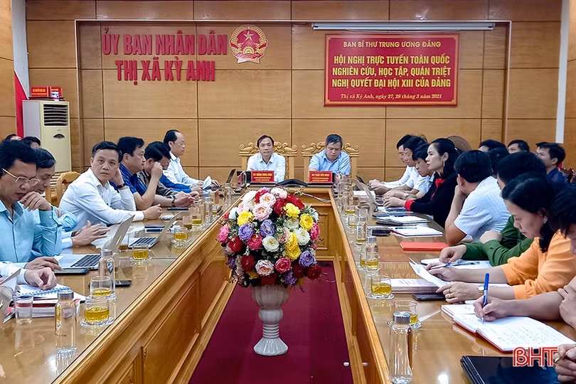 Các địa phương ở Hà Tĩnh xây dựng chương trình hành động thực hiện Nghị quyết Đại hội XIII đảm bảo sát thực tiễn