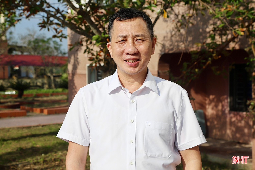 Ông Nguyễn Văn Quang - Chủ tịch Ủy ban MTTQ xã Lộc Hà.