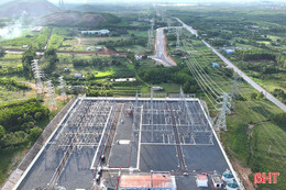 Đóng điện TBA 220 kV Vũng Áng và xuất tuyến 110kV, sẵn sàng cấp điện cho KKT Vũng Áng