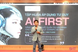 Công ty Điện lực Hà Tĩnh mở lớp đào tạo sử dụng AI vào công việc