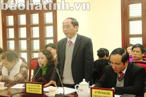 Phó chủ tịch UBND tỉnh Nguyễn Thiện: Giao các địa phương soát xét lại quy hoạch trường lớp để có sự điều chỉnh nhằm đảm bảo an toàn cho trẻ