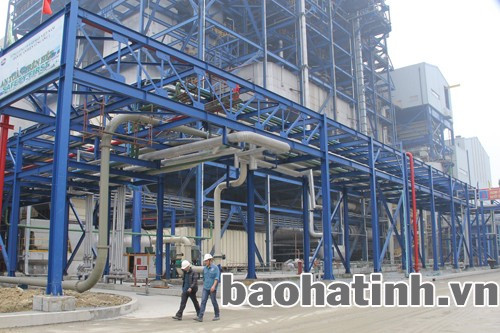 Một góc Nhà máy nhiệt điện Vũng Áng 1. Ảnh: Thế Công