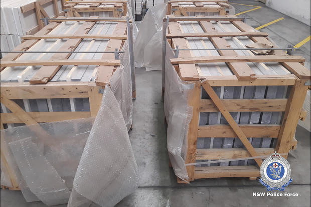 Úc thu giữ lượng ma túy đá kỷ lục, trị giá 1,1 tỉ USD