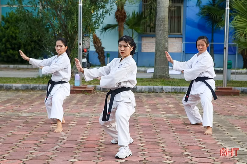 Ra sức luyện tập, quyết tâm giành huy chương tại Đại hội Thể dục thể thao Hà Tĩnh