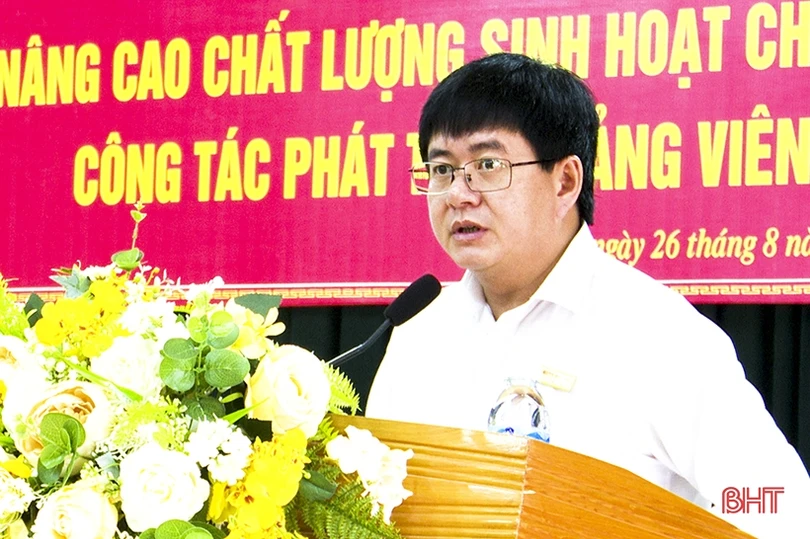 Đức Thọ tiếp tục nâng cao chất lượng sinh hoạt chi bộ cơ sở