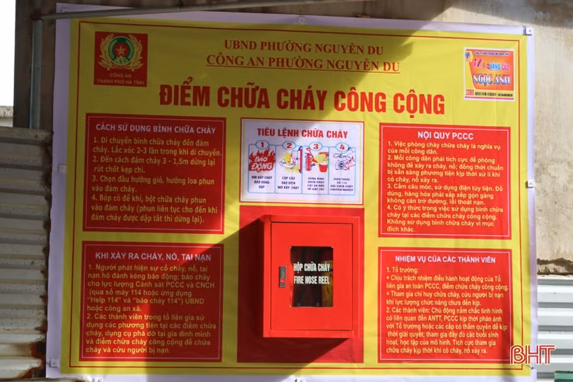 TP Hà Tĩnh nhân rộng các mô hình phòng cháy chữa cháy tại chỗ