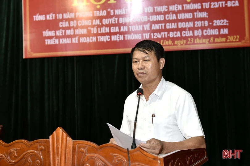 TX Hồng Lĩnh: Khen thưởng 17 tập thể, cá nhân trong phong trào toàn dân bảo vệ an ninh Tổ quốc