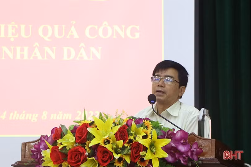 TP Hà Tĩnh bàn giải pháp đổi mới, nâng cao hiệu quả công tác nắm tình hình Nhân dân