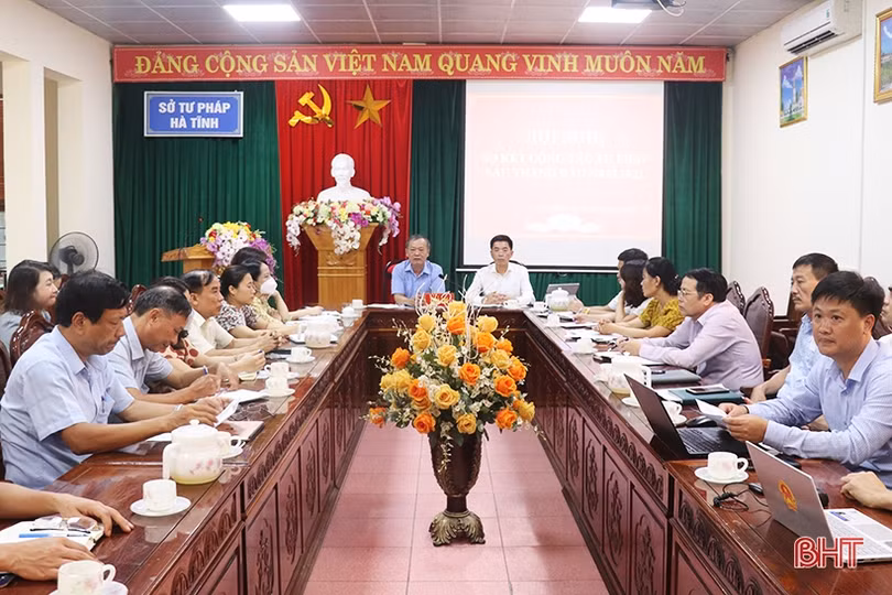 Ngành tư pháp Hà Tĩnh không ngừng đổi mới sáng tạo