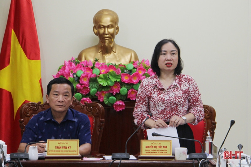 Sớm hoàn thiện dự thảo nghị quyết trình HĐND tỉnh Hà Tĩnh tại Kỳ họp thứ 9