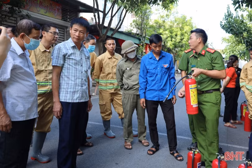 TP Hà Tĩnh nhân rộng các mô hình phòng cháy chữa cháy tại chỗ