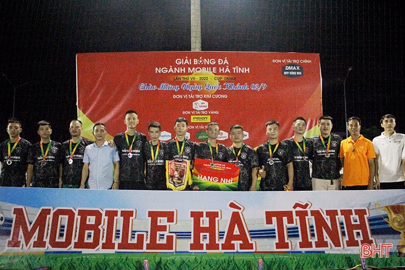FC Mobile TP Hà Tĩnh 1 vô địch Giải Bóng đá Mobile Hà Tĩnh 2022
