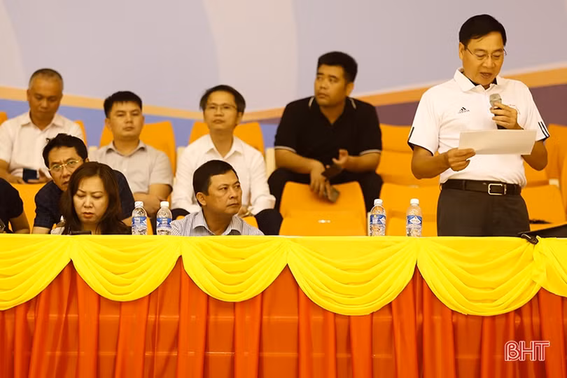 Tổng duyệt lễ khai mạc Đại hội Thể dục thể thao Hà Tĩnh lần thứ IX