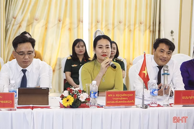 Hội LHPN Hà Tĩnh và Liên hiệp Phụ nữ tỉnh Khăm Muộn tăng cường hợp tác phát triển