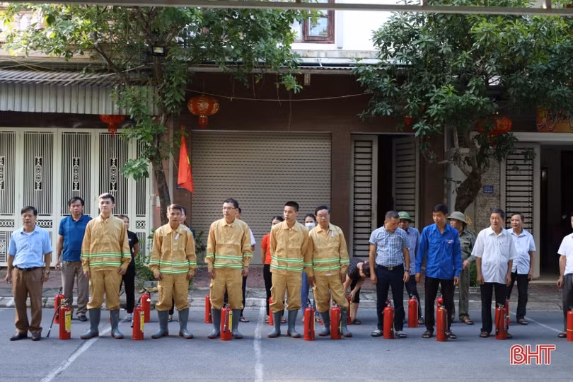 TP Hà Tĩnh nhân rộng các mô hình phòng cháy chữa cháy tại chỗ