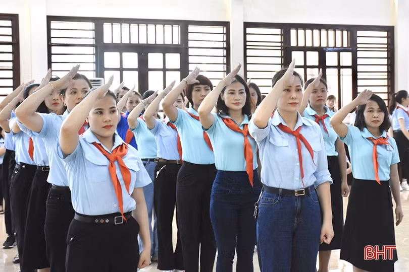 Tập huấn kỹ năng, nghiệp vụ cho giáo viên làm tổng phụ trách Đội Hà Tĩnh