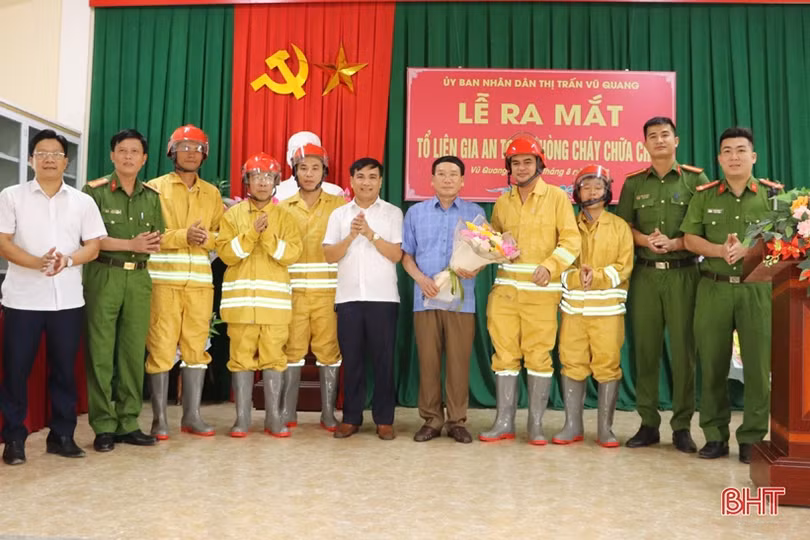 Ra mắt mô hình “Tổ liên gia an toàn về PCCC” đầu tiên ở Vũ Quang