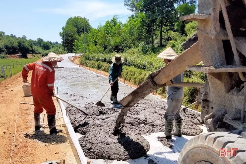 Vũ Quang huy động gần 30 tỷ đồng hoàn thiện, bổ sung các tiêu chí nông thôn mới