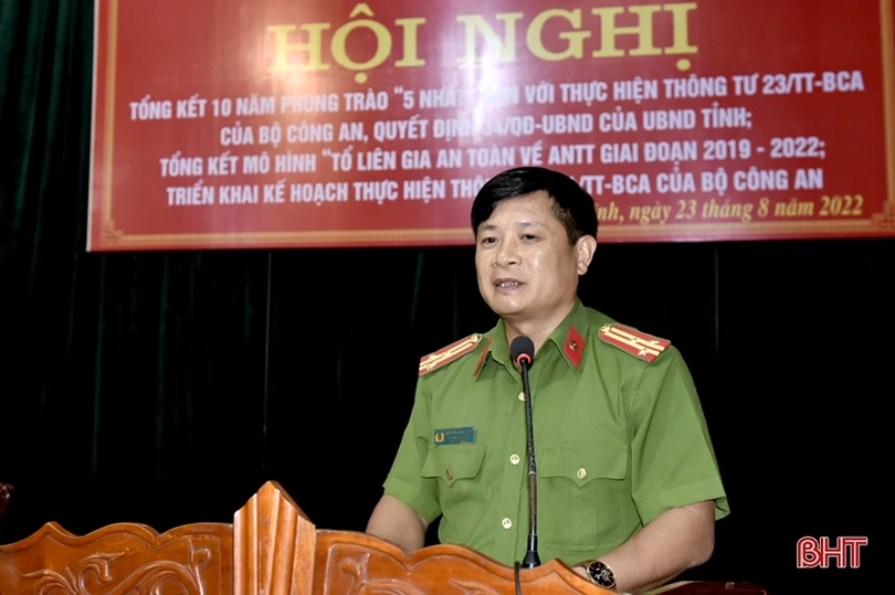 TX Hồng Lĩnh: Khen thưởng 17 tập thể, cá nhân trong phong trào toàn dân bảo vệ an ninh Tổ quốc