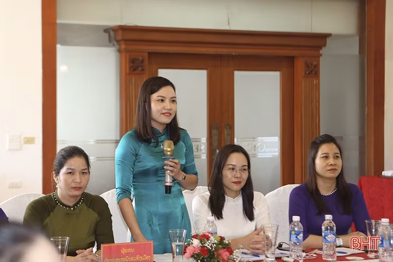 Hội LHPN Hà Tĩnh và Liên hiệp Phụ nữ tỉnh Khăm Muộn tăng cường hợp tác phát triển