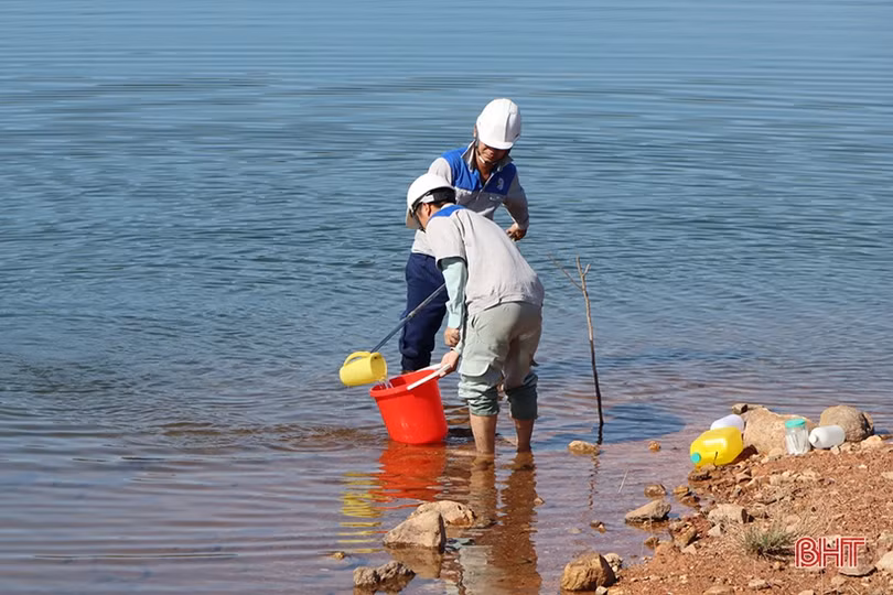 Cơ quan chức năng Hà Tĩnh vào cuộc tìm nguyên nhân cá chết ở hồ Bộc Nguyên