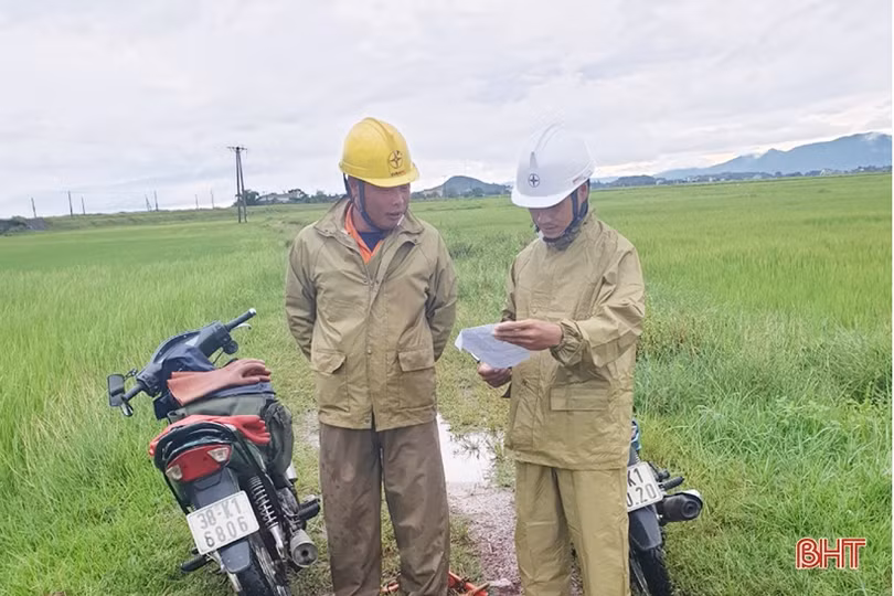 Điện lực Hà Tĩnh chủ động ứng phó sự cố do thiên tai