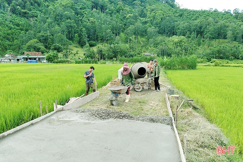 Xã biên giới Hương Sơn khởi sắc từ xây dựng nông thôn mới