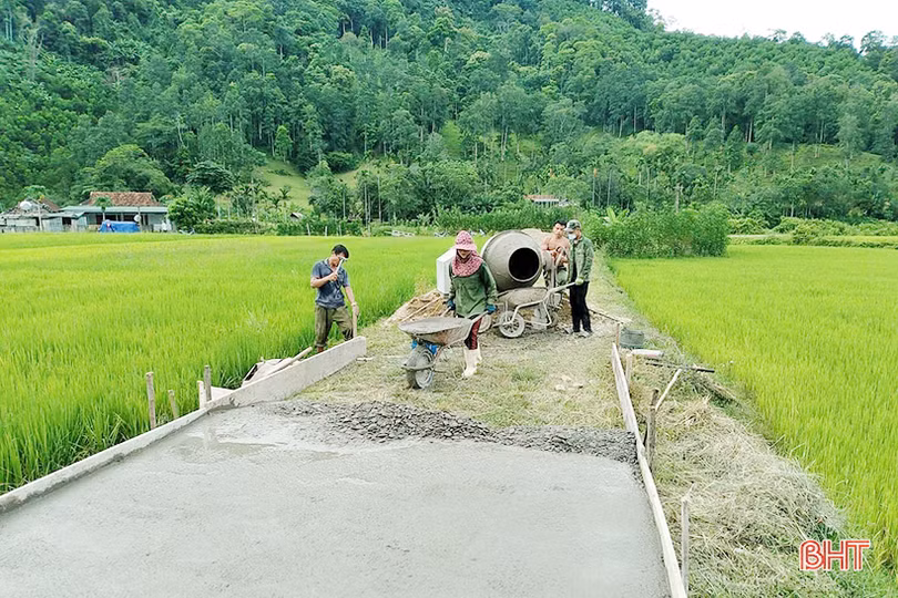 Xã biên giới Hương Sơn khởi sắc từ xây dựng nông thôn mới